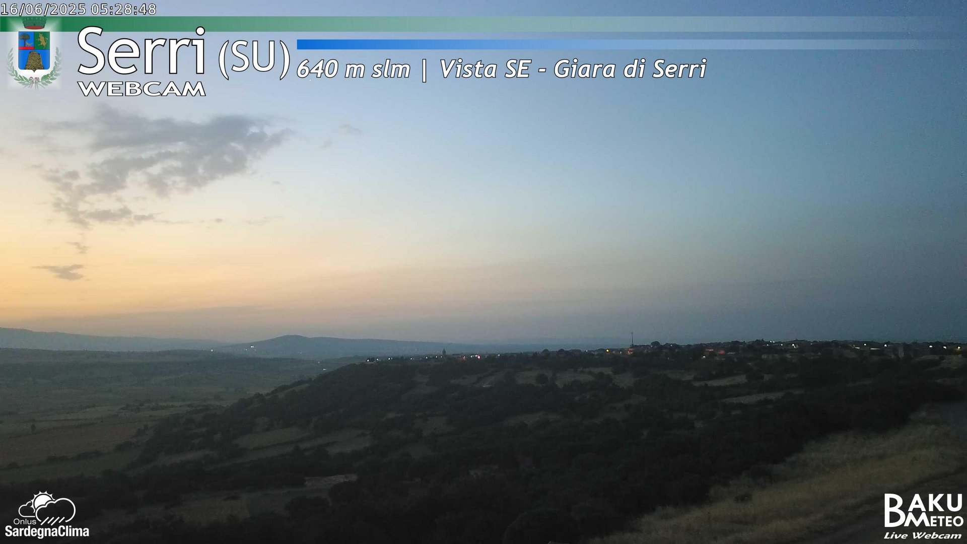time-lapse frame, Serri webcam