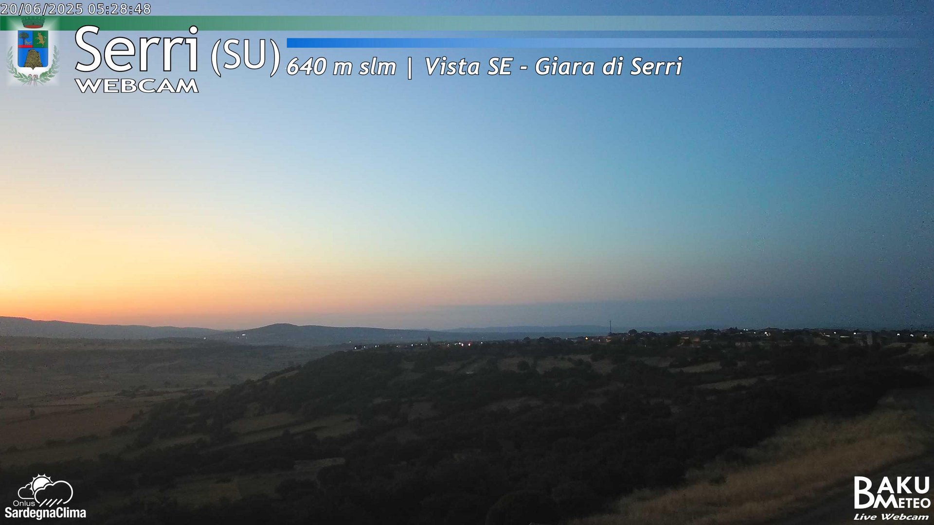 time-lapse frame, Serri webcam