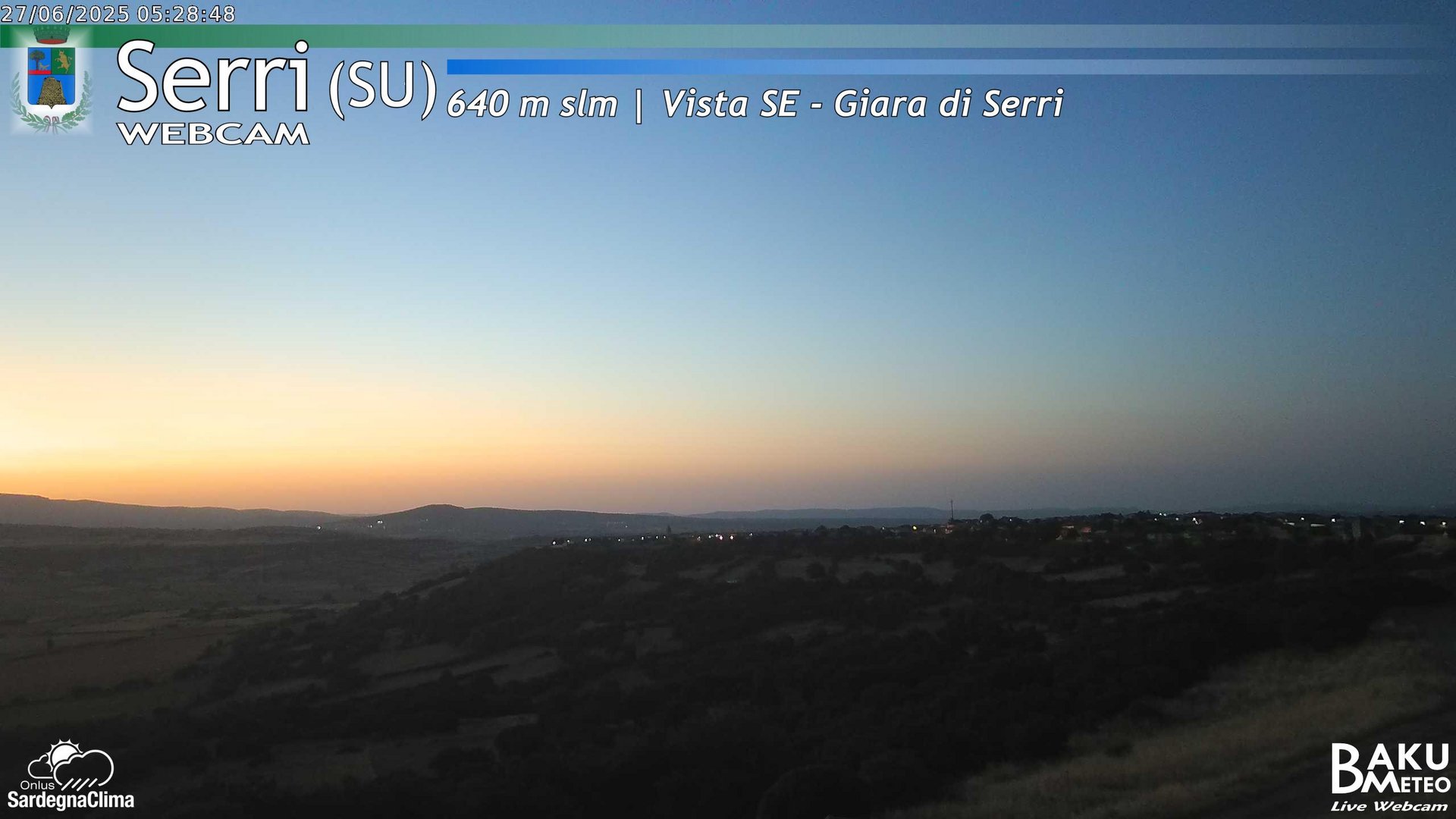 time-lapse frame, Serri webcam