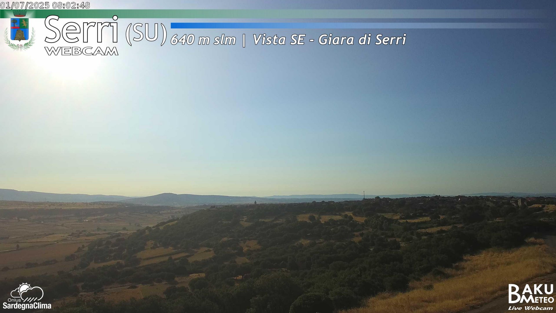 time-lapse frame, Serri webcam