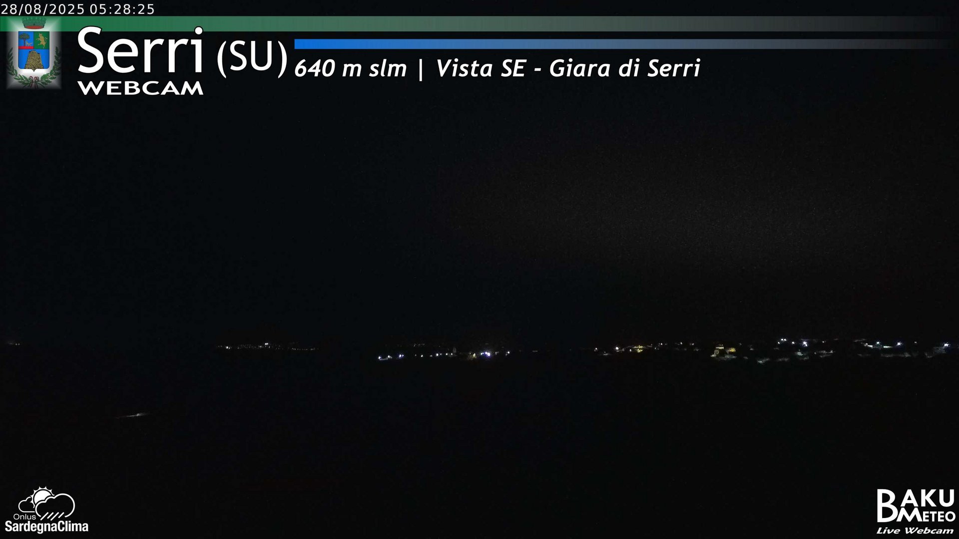 time-lapse frame, Serri webcam