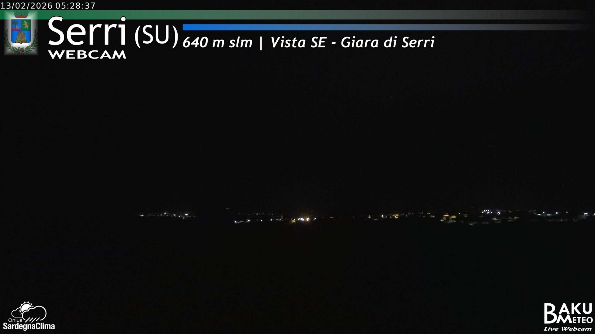 time-lapse frame, Serri webcam