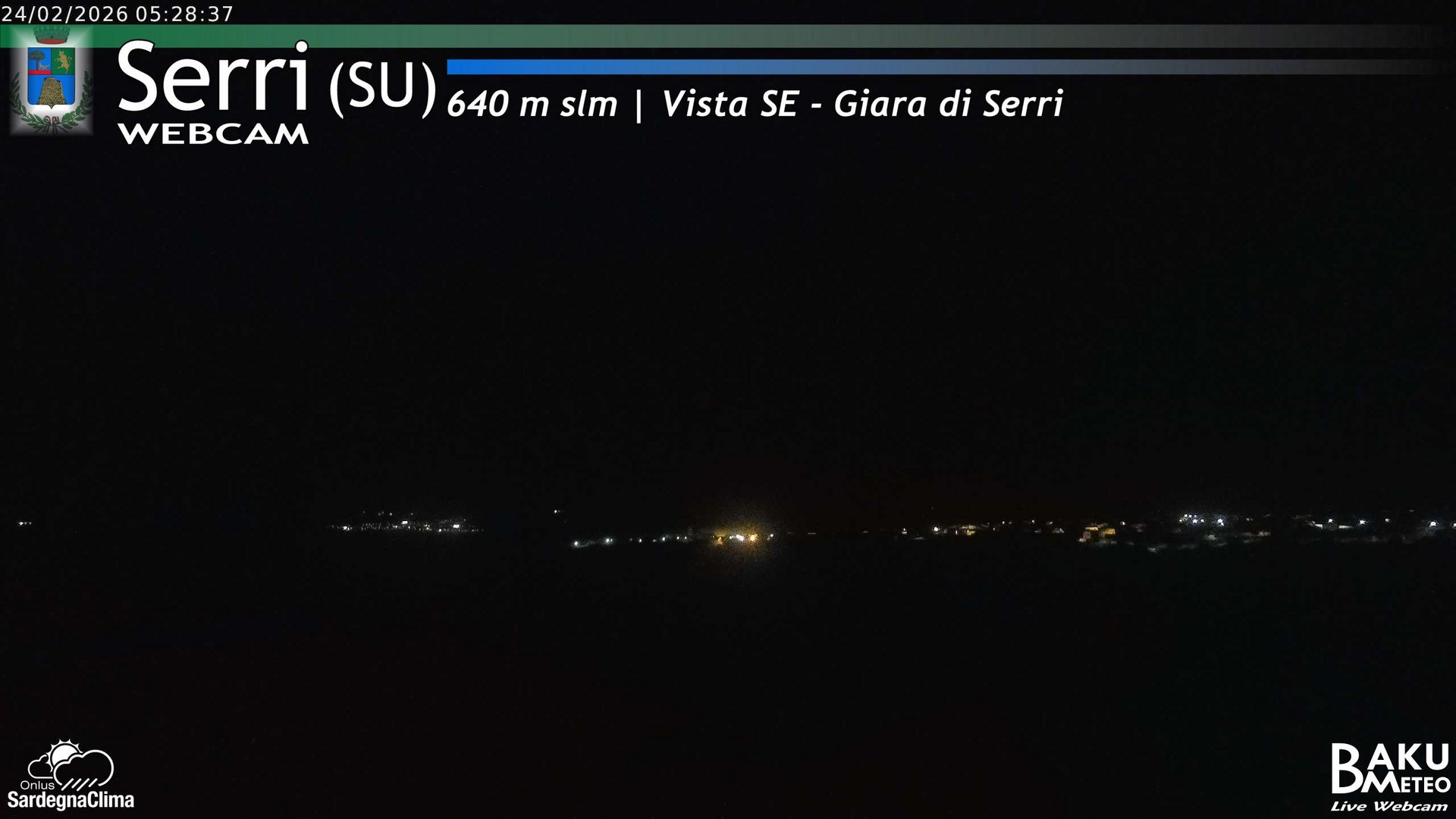 time-lapse frame, Serri webcam