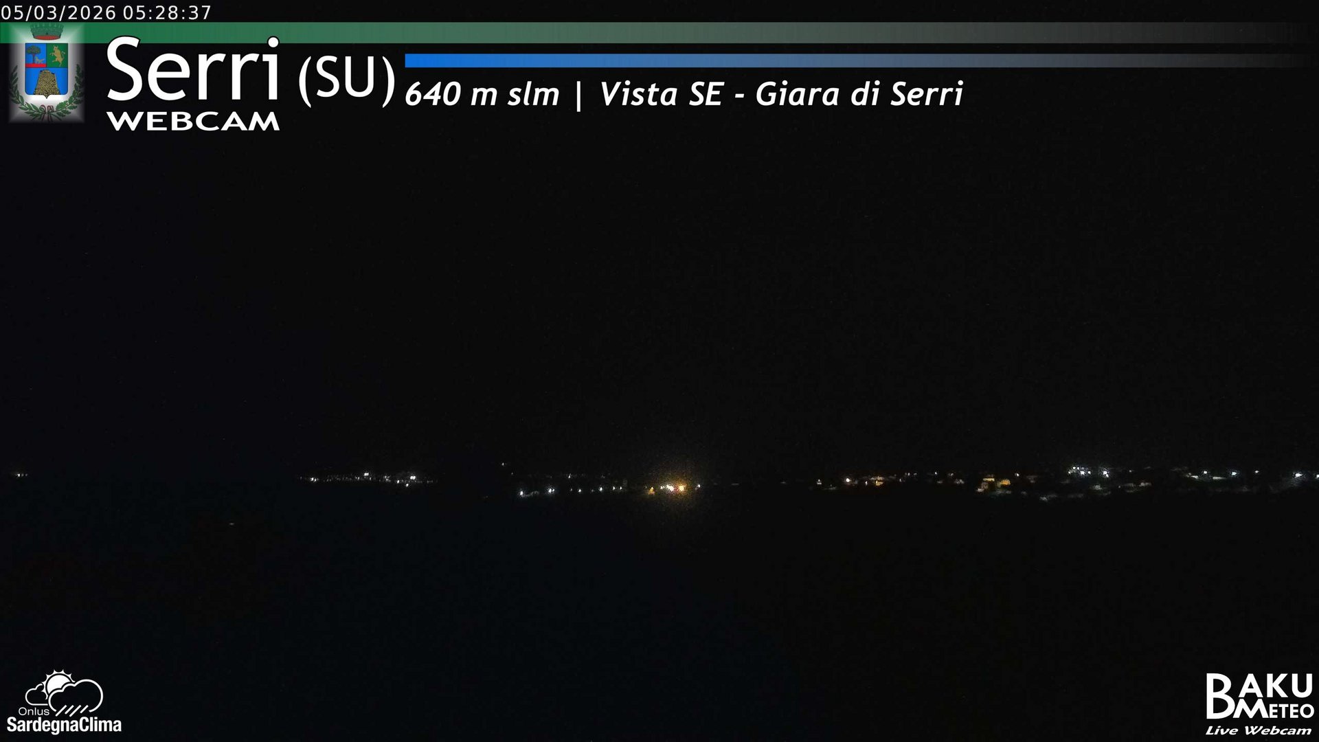 time-lapse frame, Serri webcam