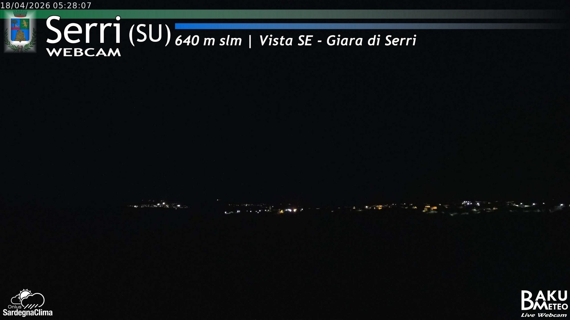 time-lapse frame, Serri webcam