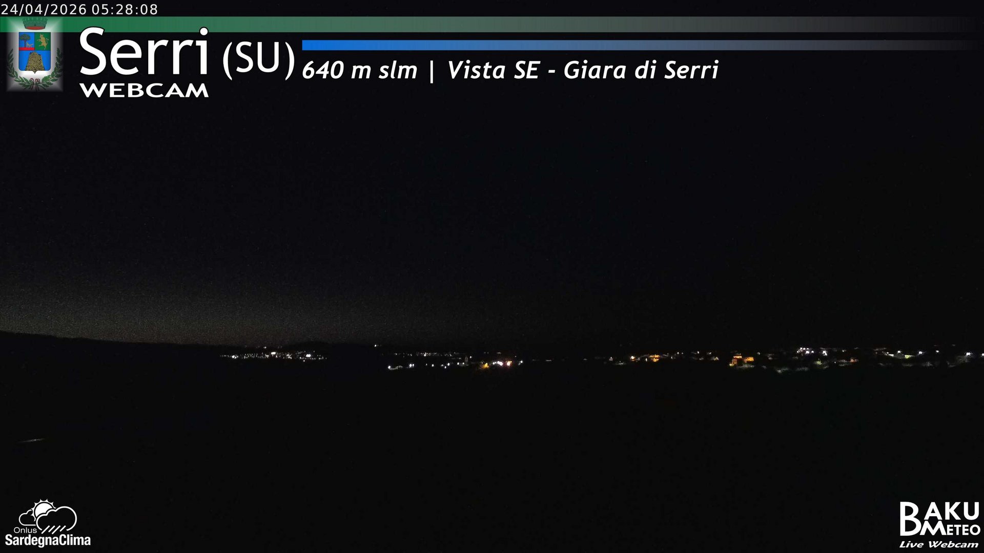 time-lapse frame, Serri webcam