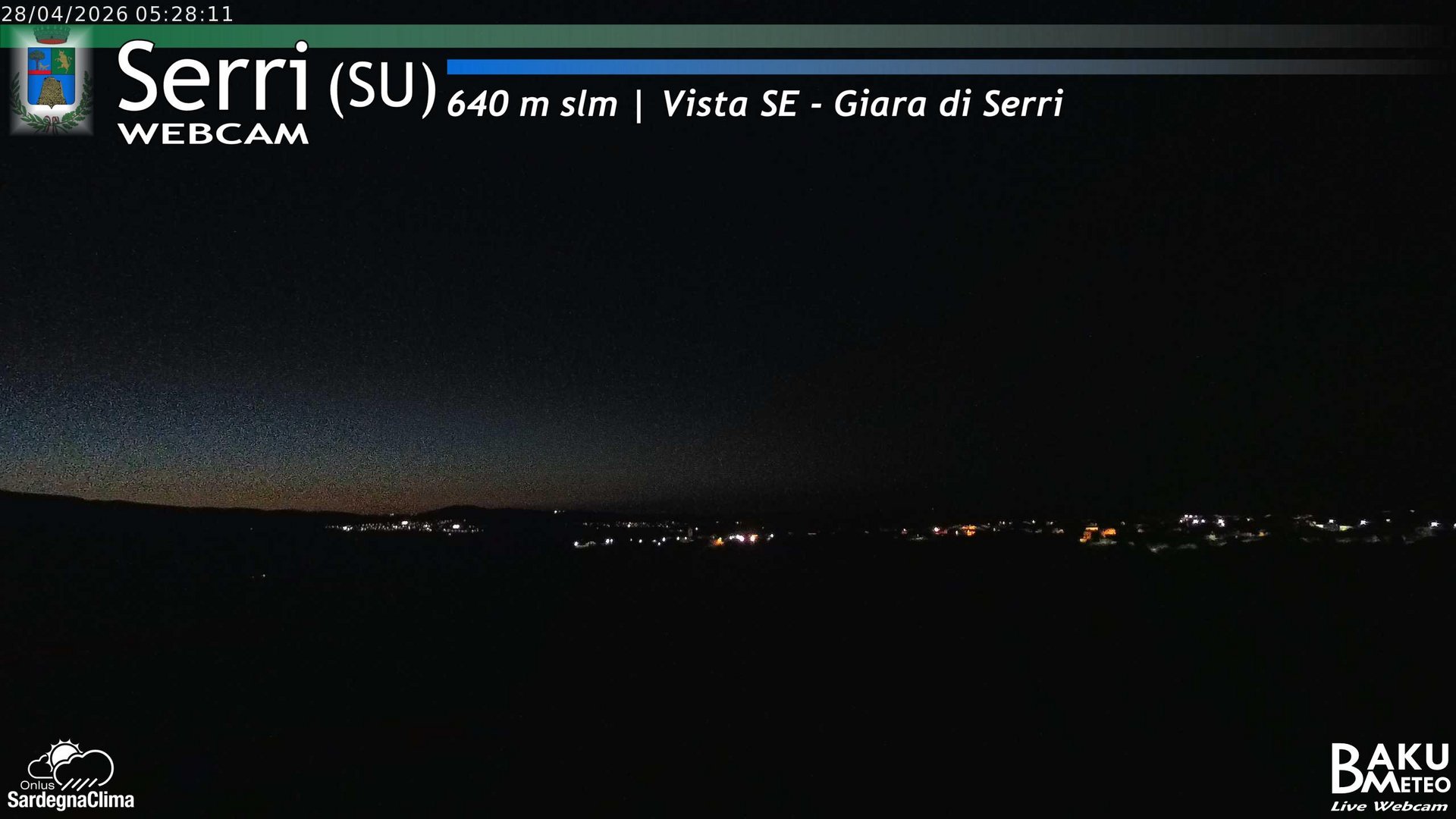 time-lapse frame, Serri webcam