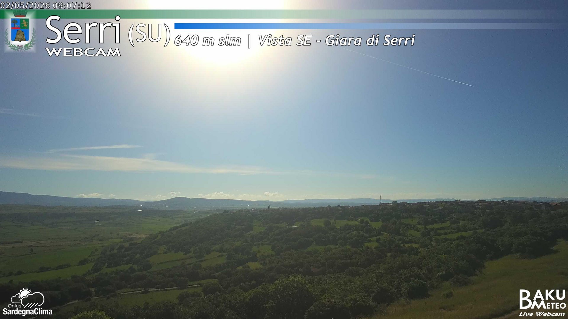 time-lapse frame, Serri webcam