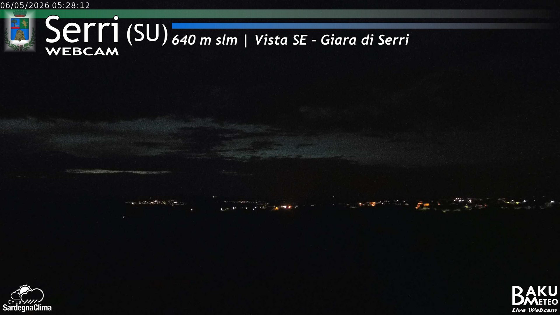 time-lapse frame, Serri webcam