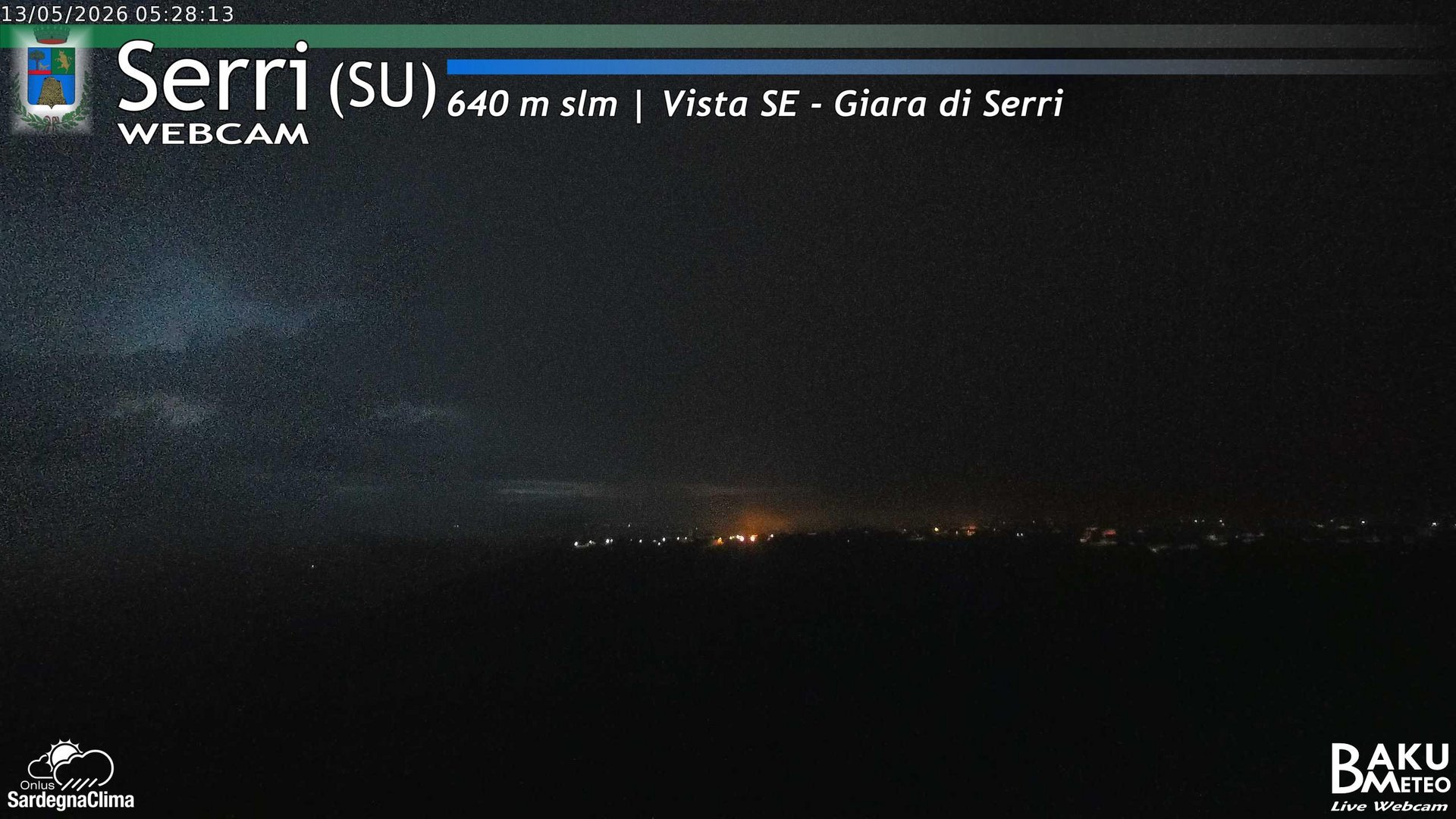 time-lapse frame, Serri webcam
