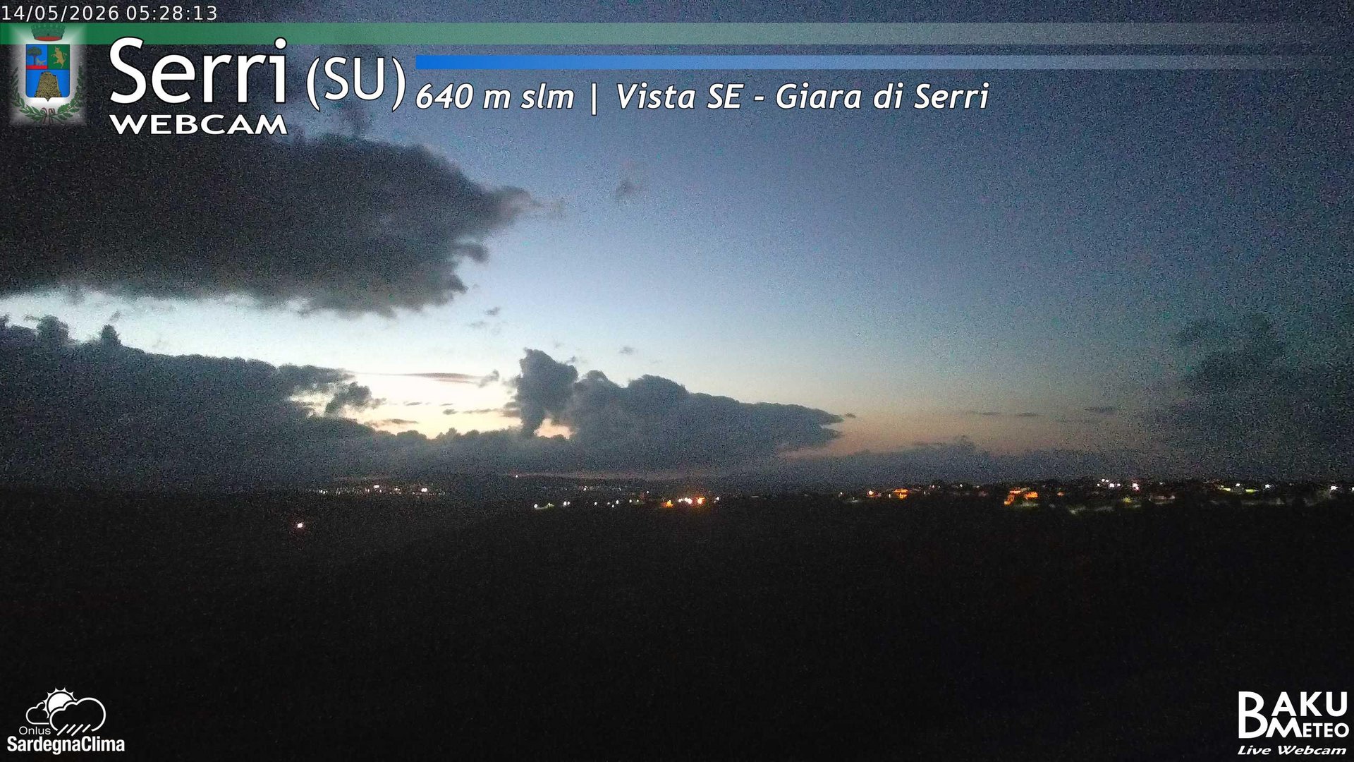 time-lapse frame, Serri webcam