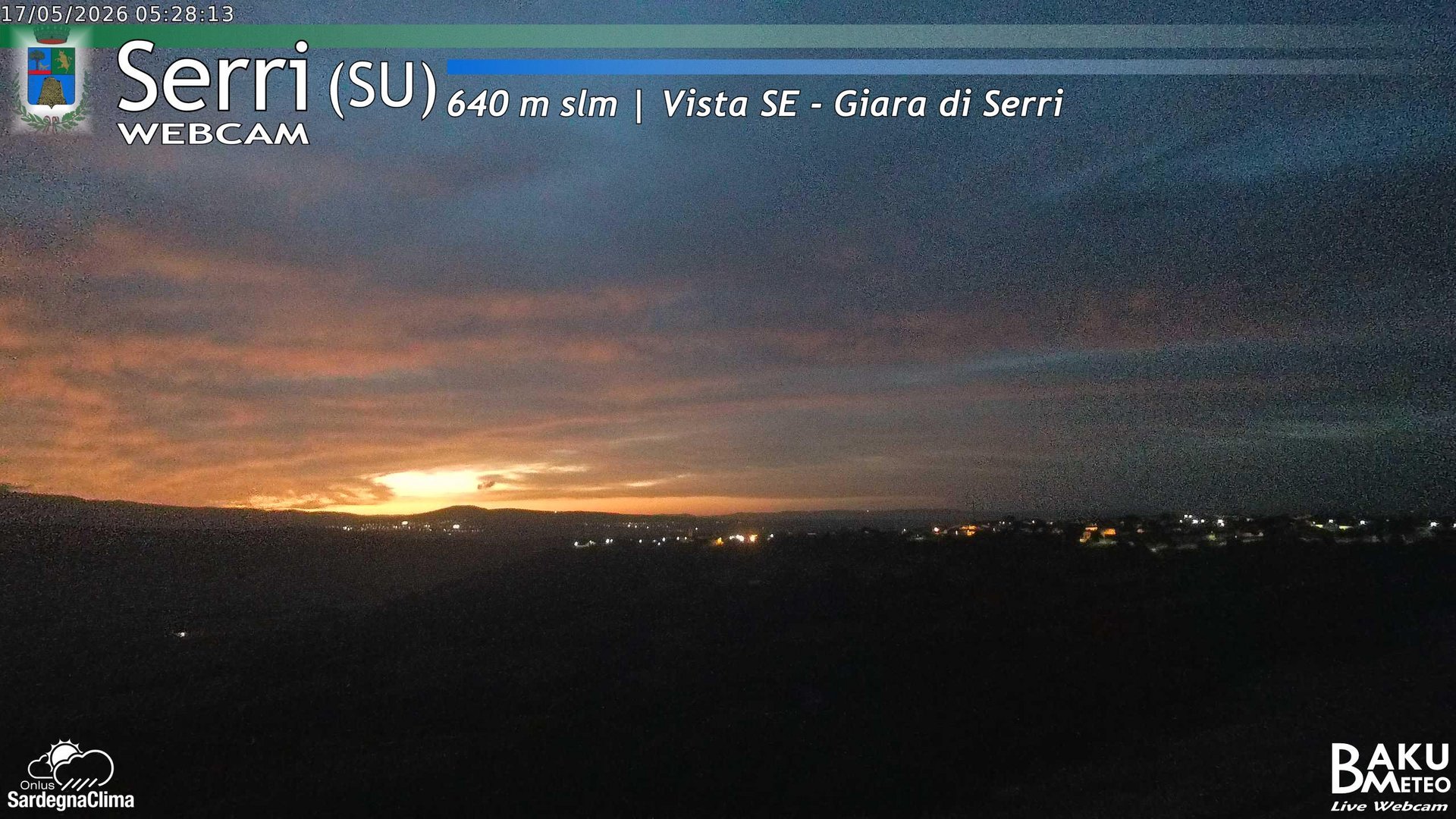 time-lapse frame, Serri webcam