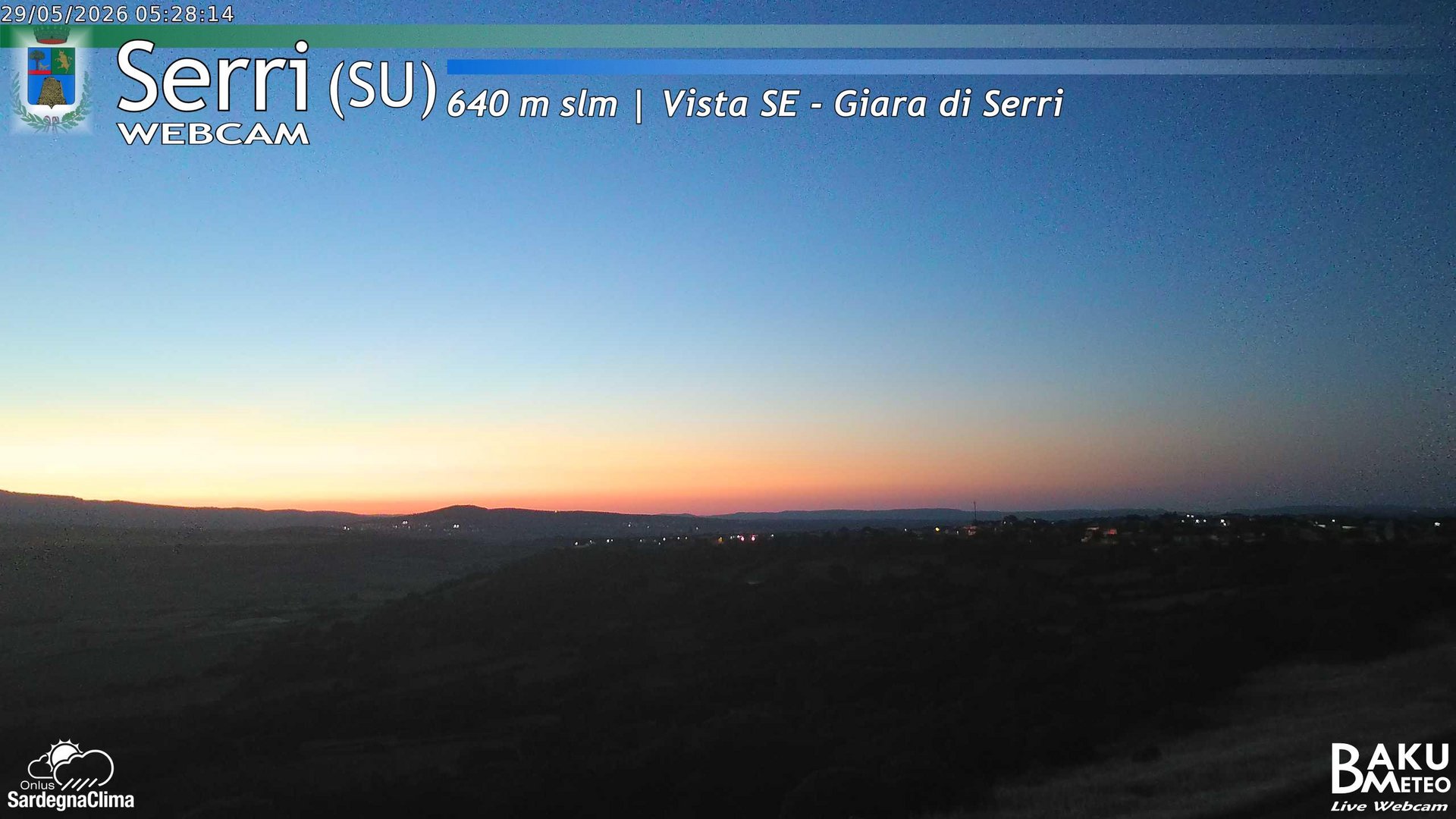 time-lapse frame, Serri webcam