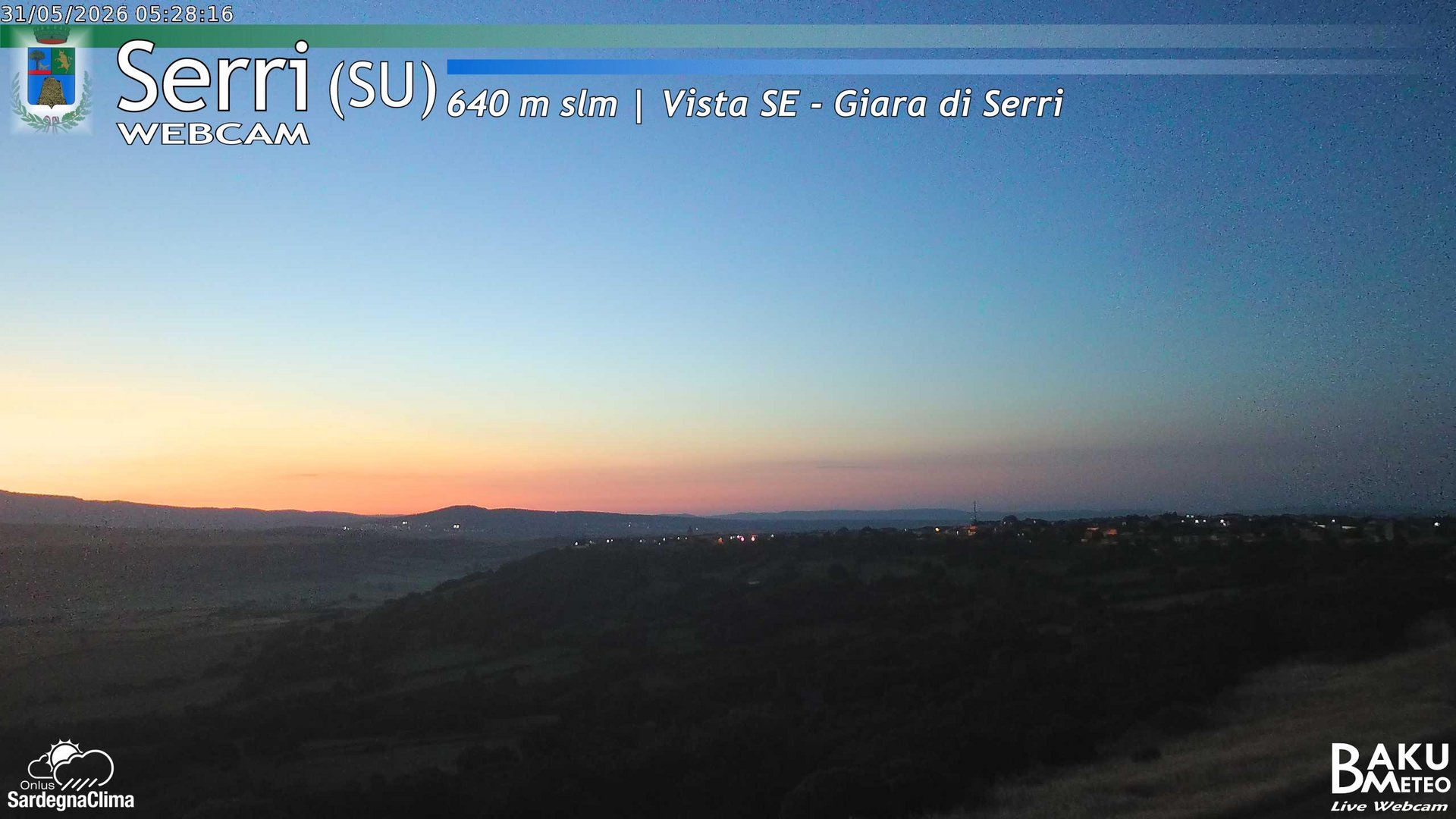 time-lapse frame, Serri webcam