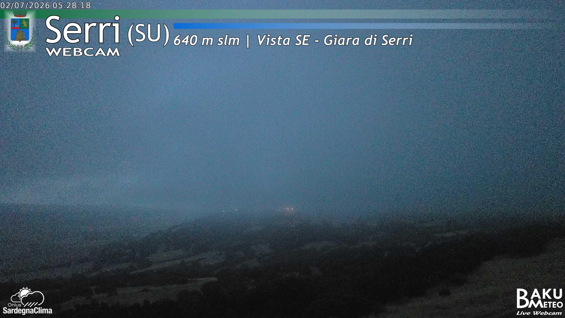 time-lapse frame, Serri webcam
