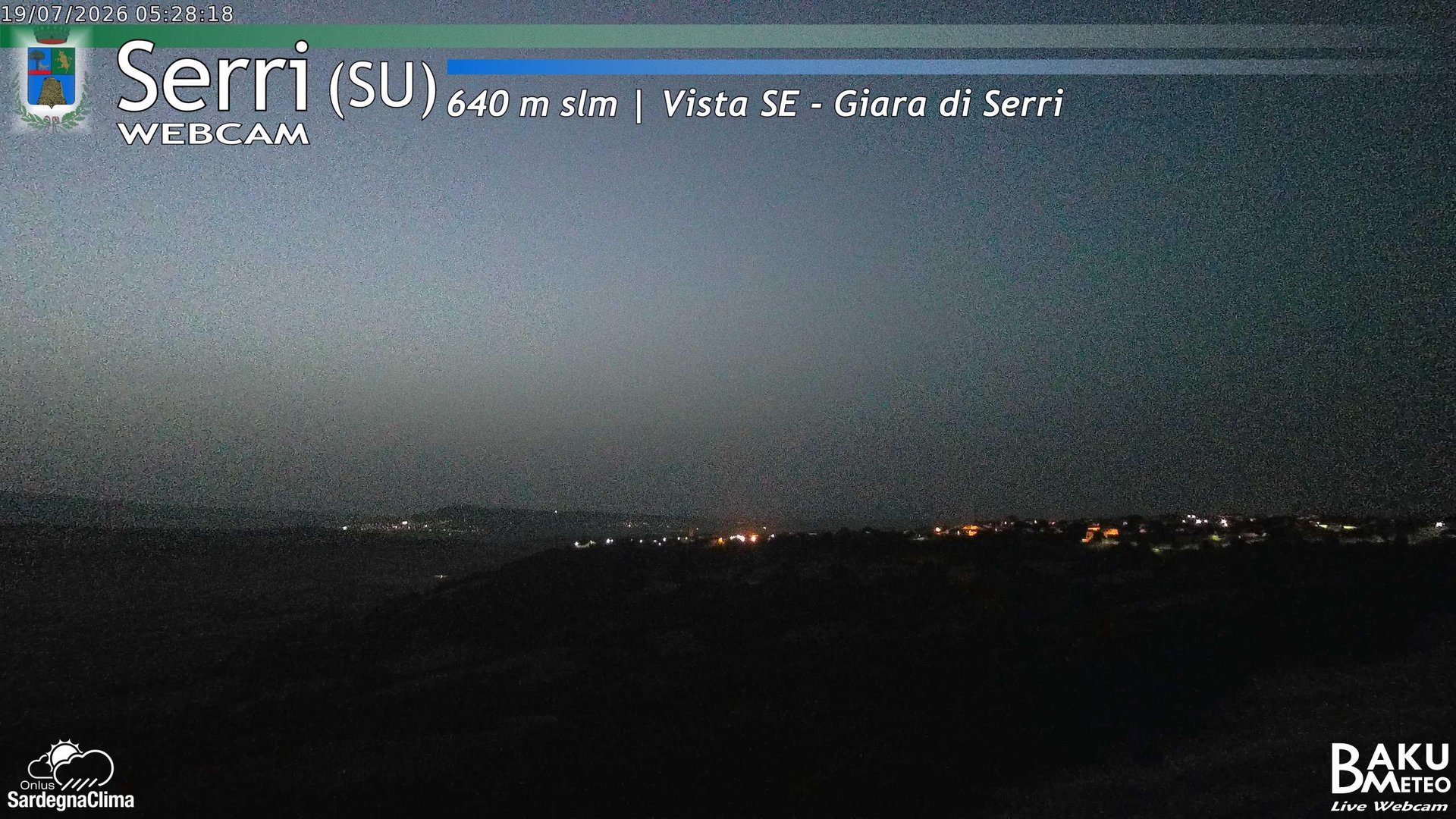 time-lapse frame, Serri webcam