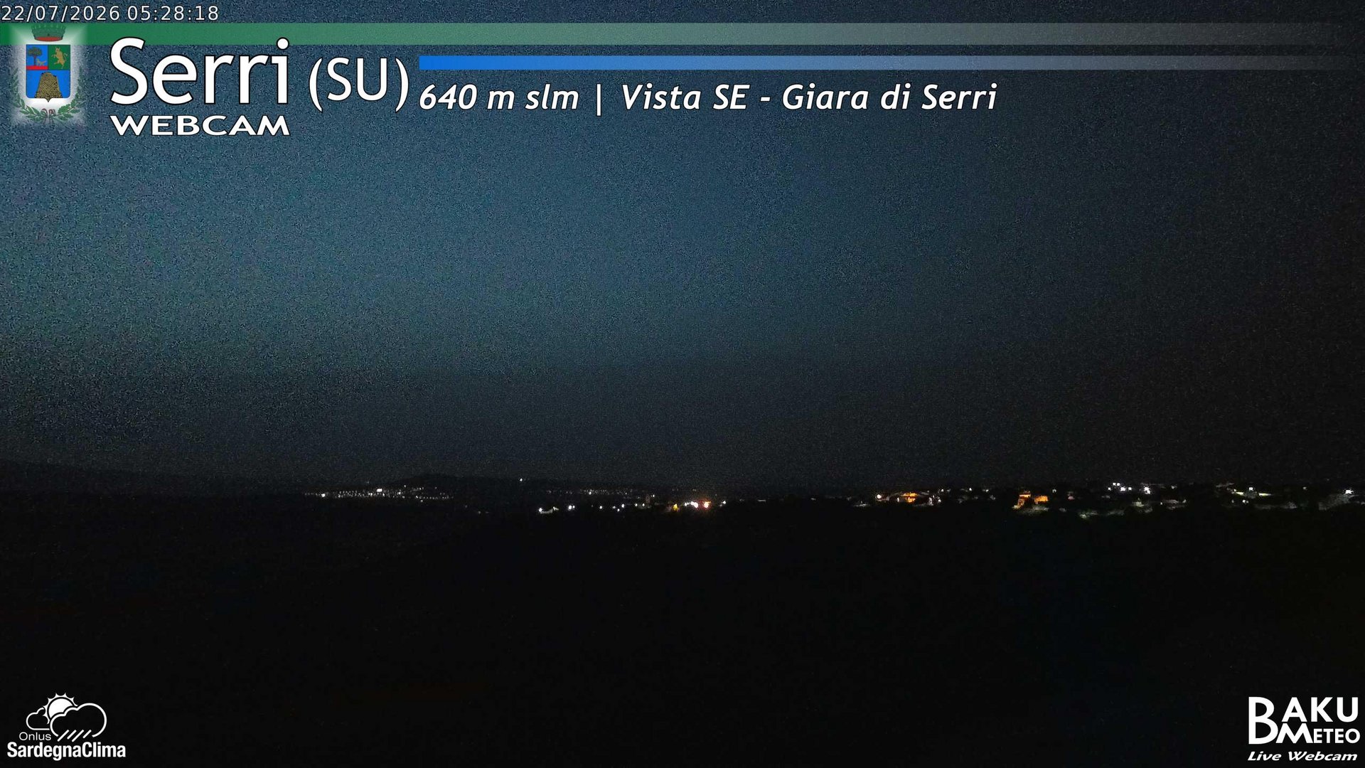 time-lapse frame, Serri webcam