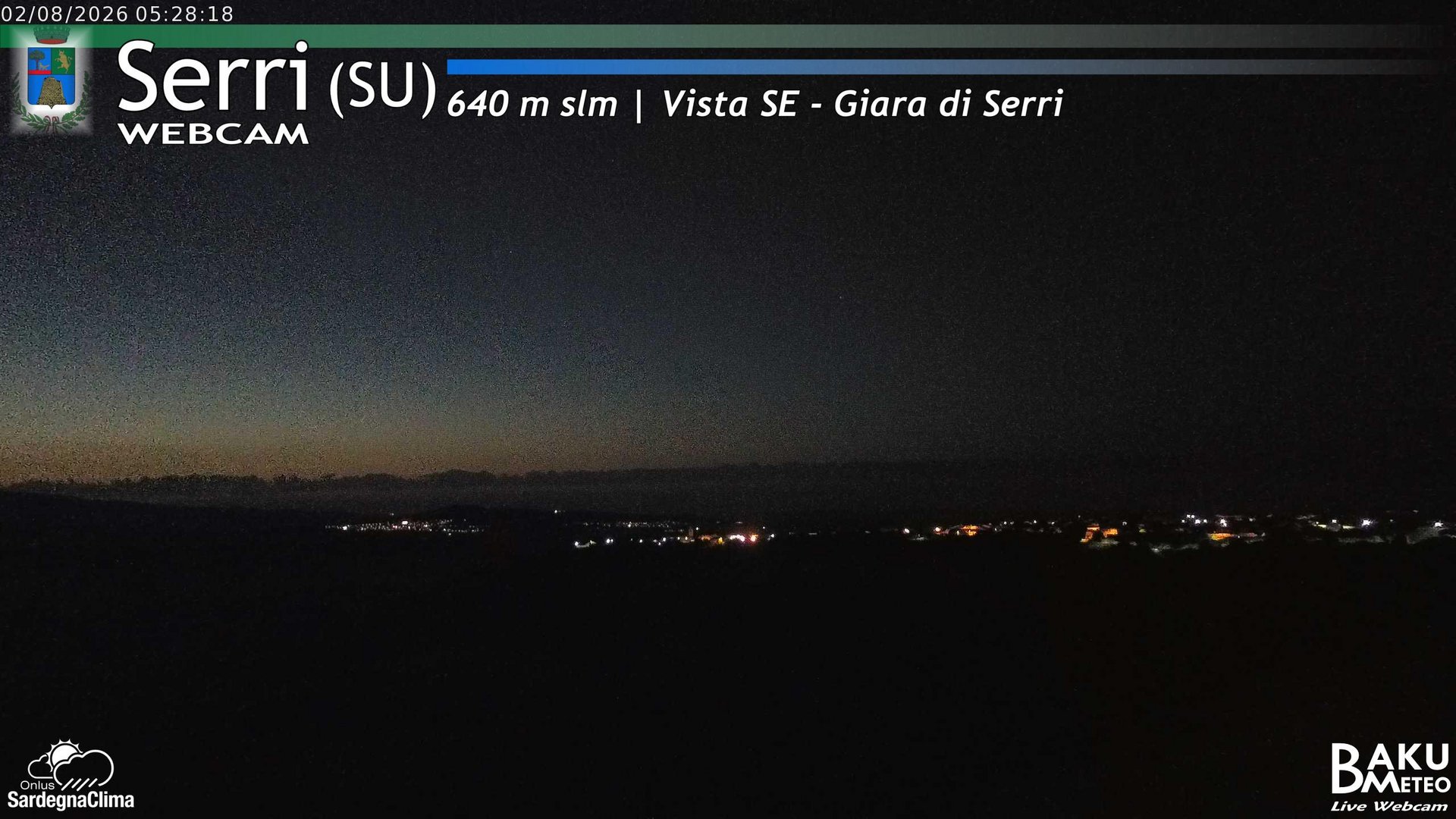 time-lapse frame, Serri webcam