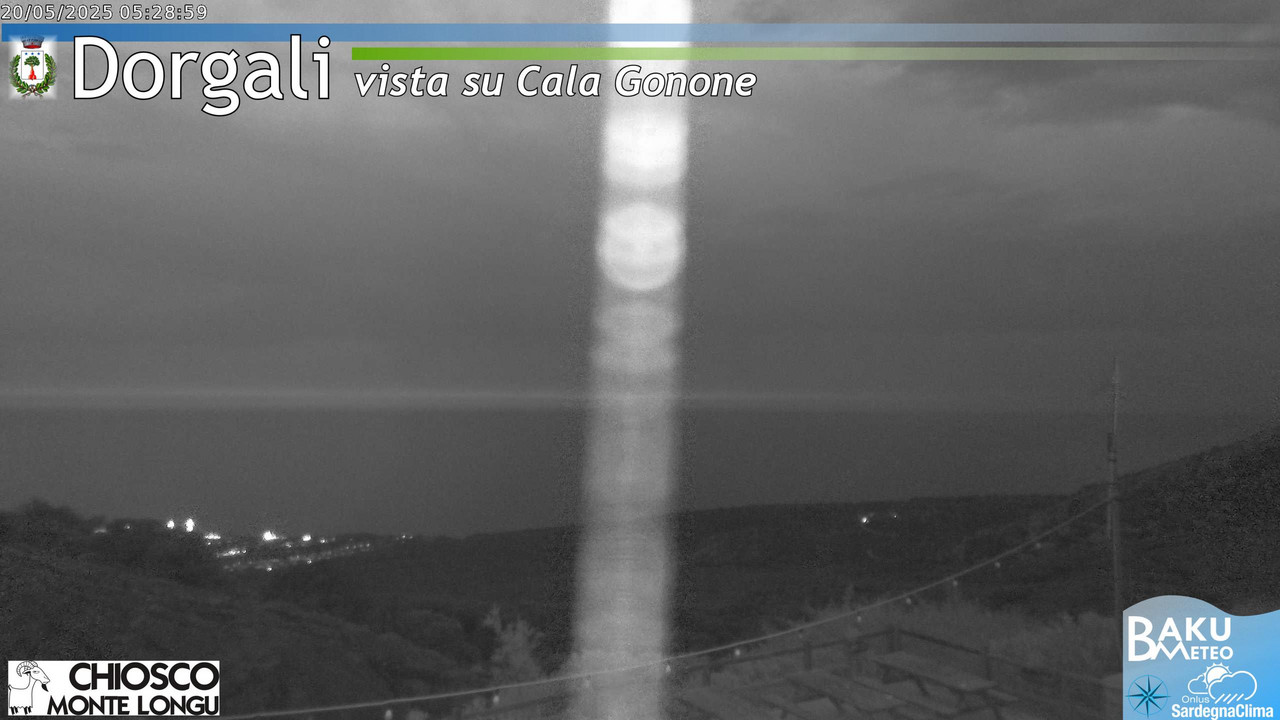 time-lapse frame, Monte Longu webcam
