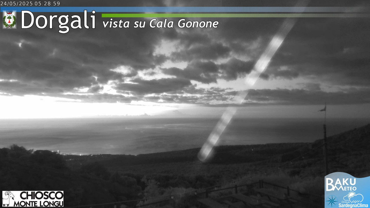time-lapse frame, Monte Longu webcam