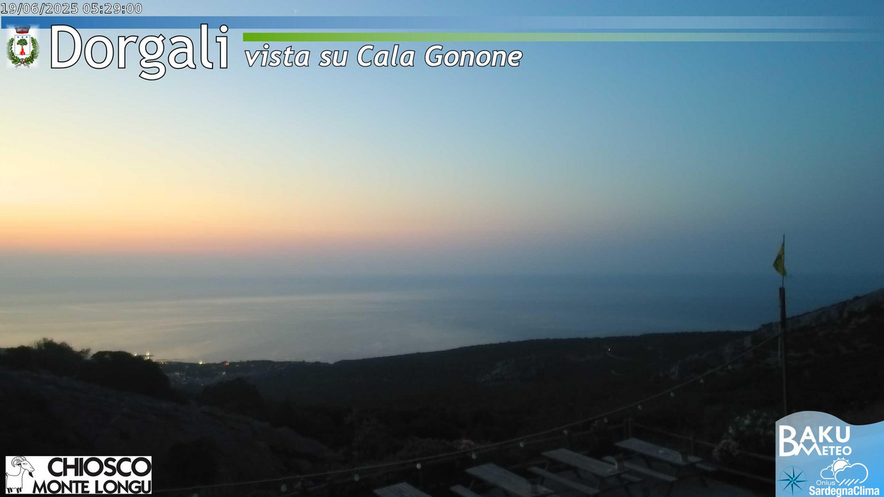 time-lapse frame, Monte Longu webcam