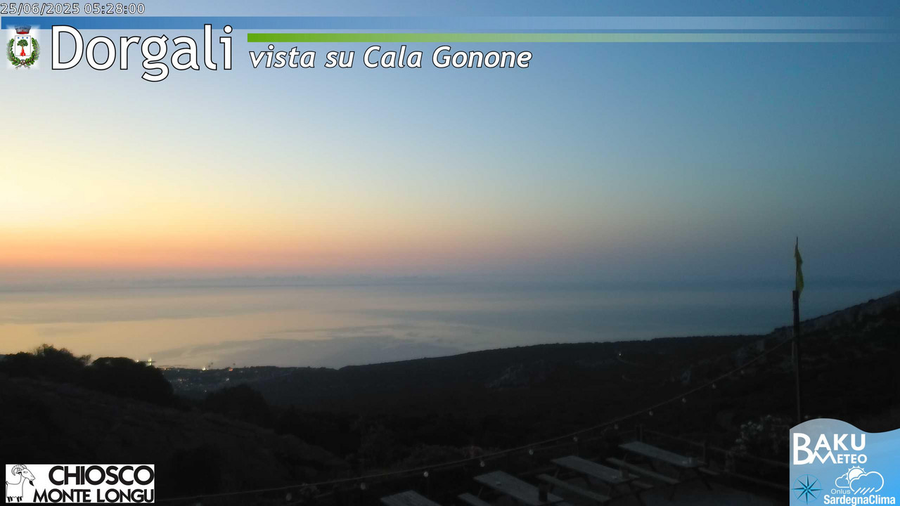 time-lapse frame, Monte Longu webcam