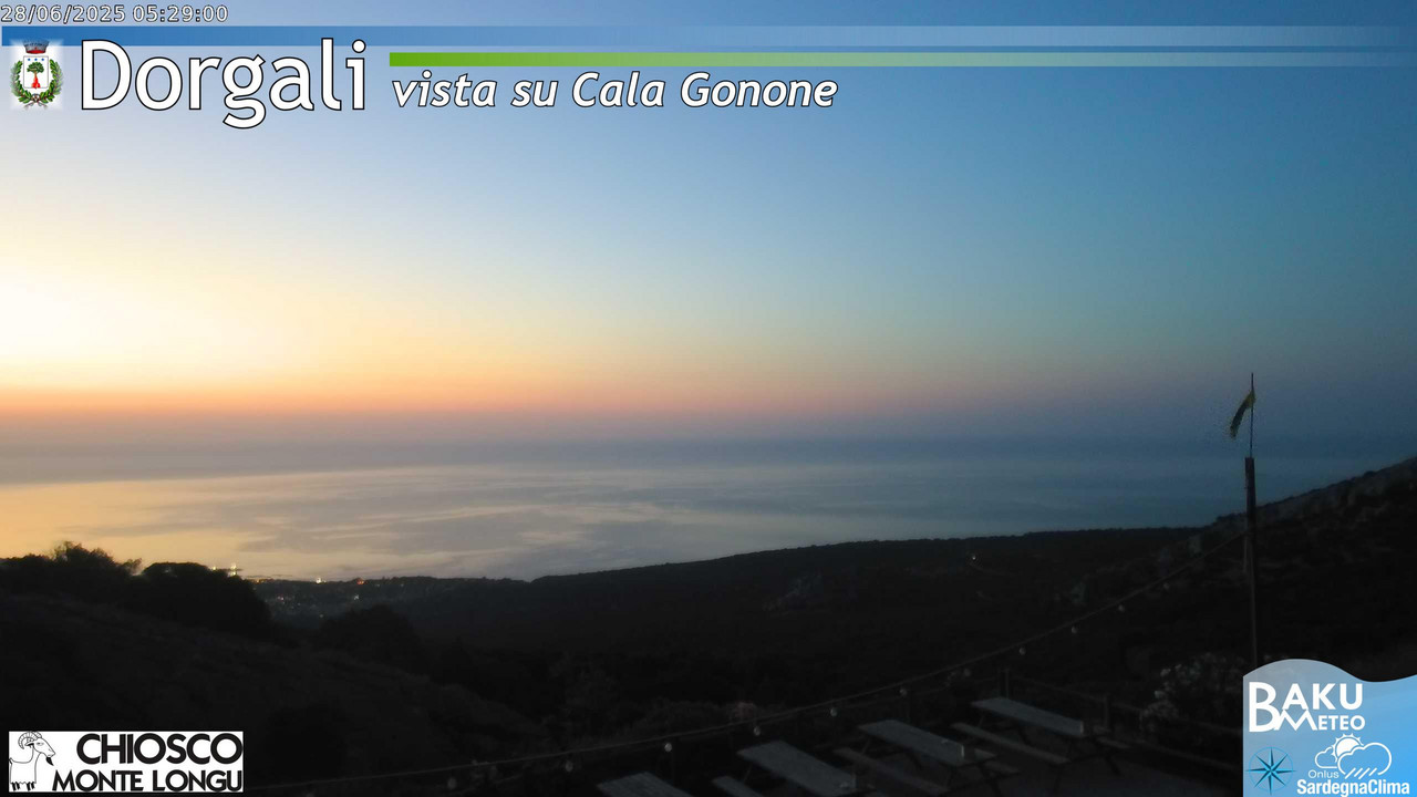 time-lapse frame, Monte Longu webcam