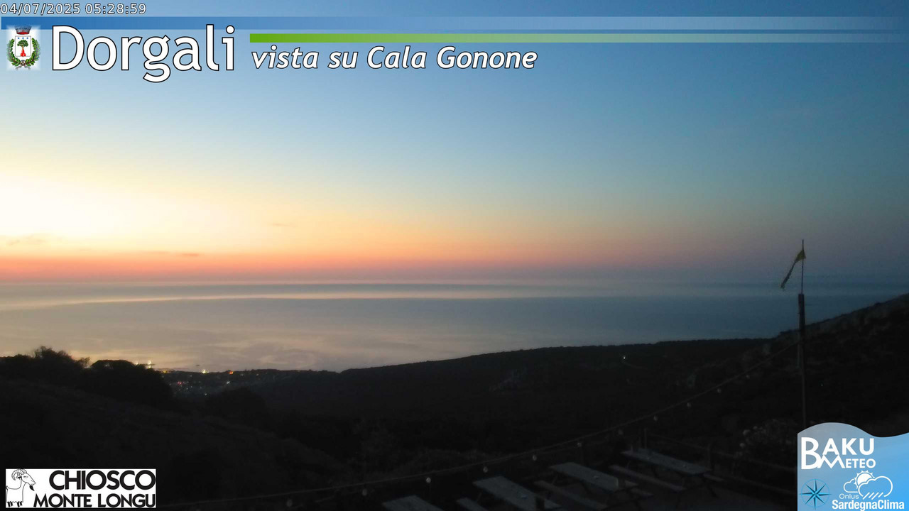 time-lapse frame, Monte Longu webcam