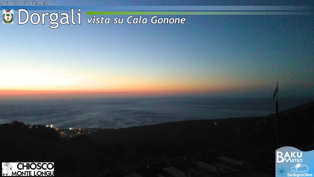 time-lapse frame, Monte Longu webcam