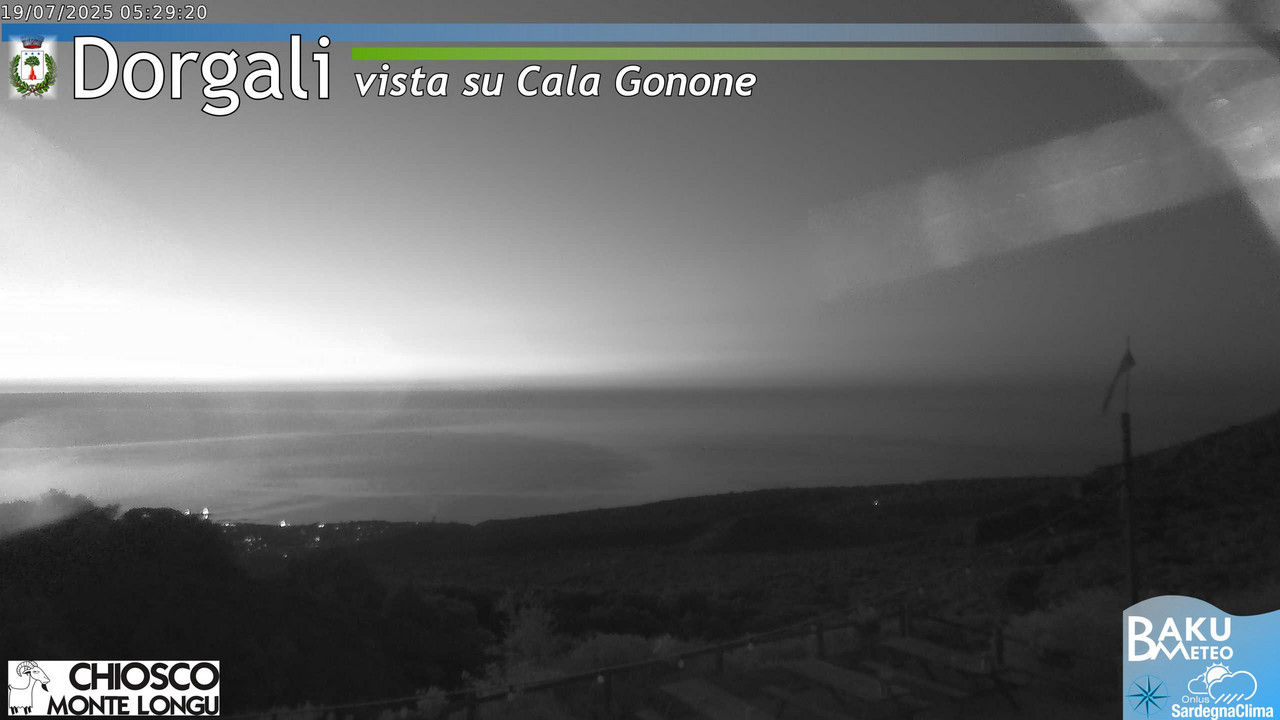 time-lapse frame, Monte Longu webcam