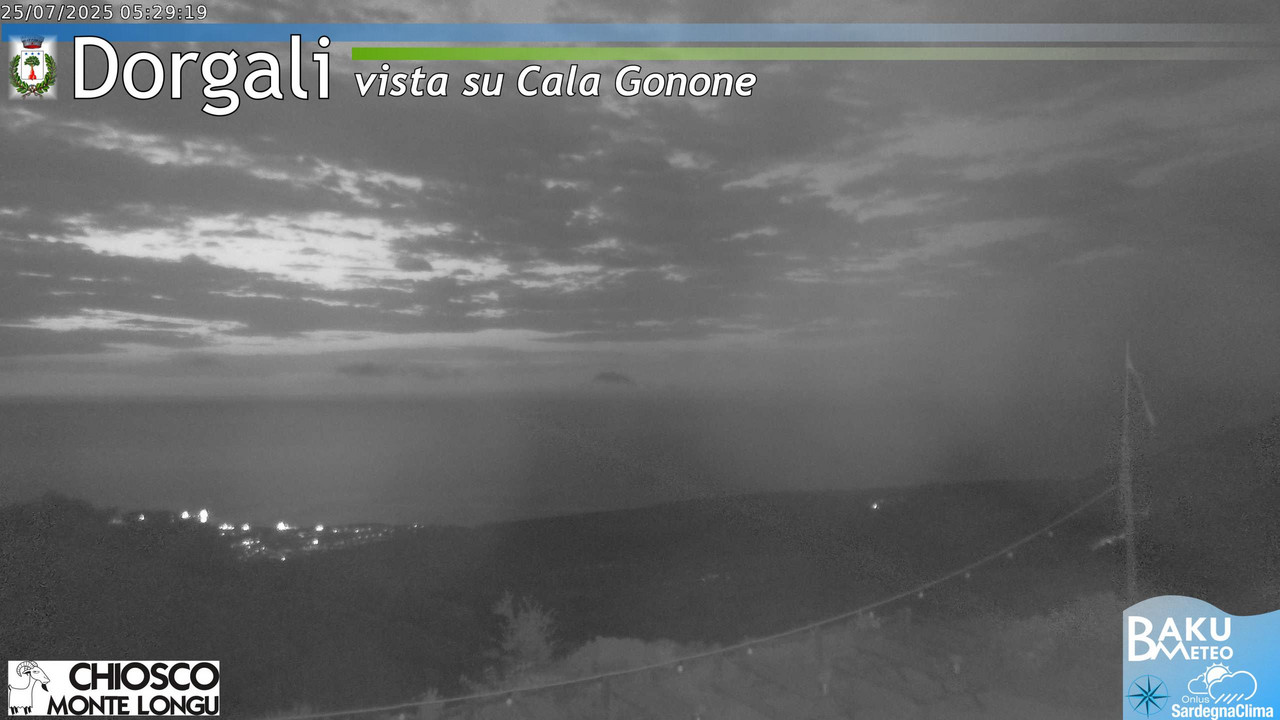 time-lapse frame, Monte Longu webcam