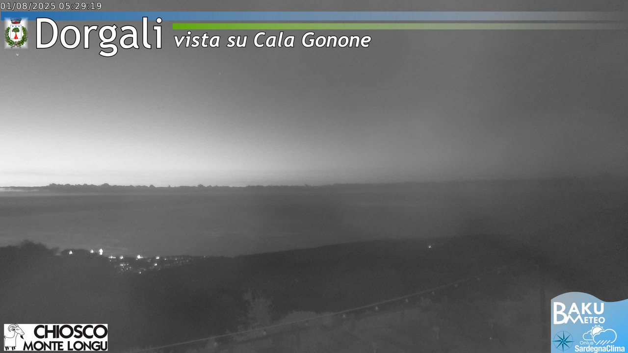 time-lapse frame, Monte Longu webcam