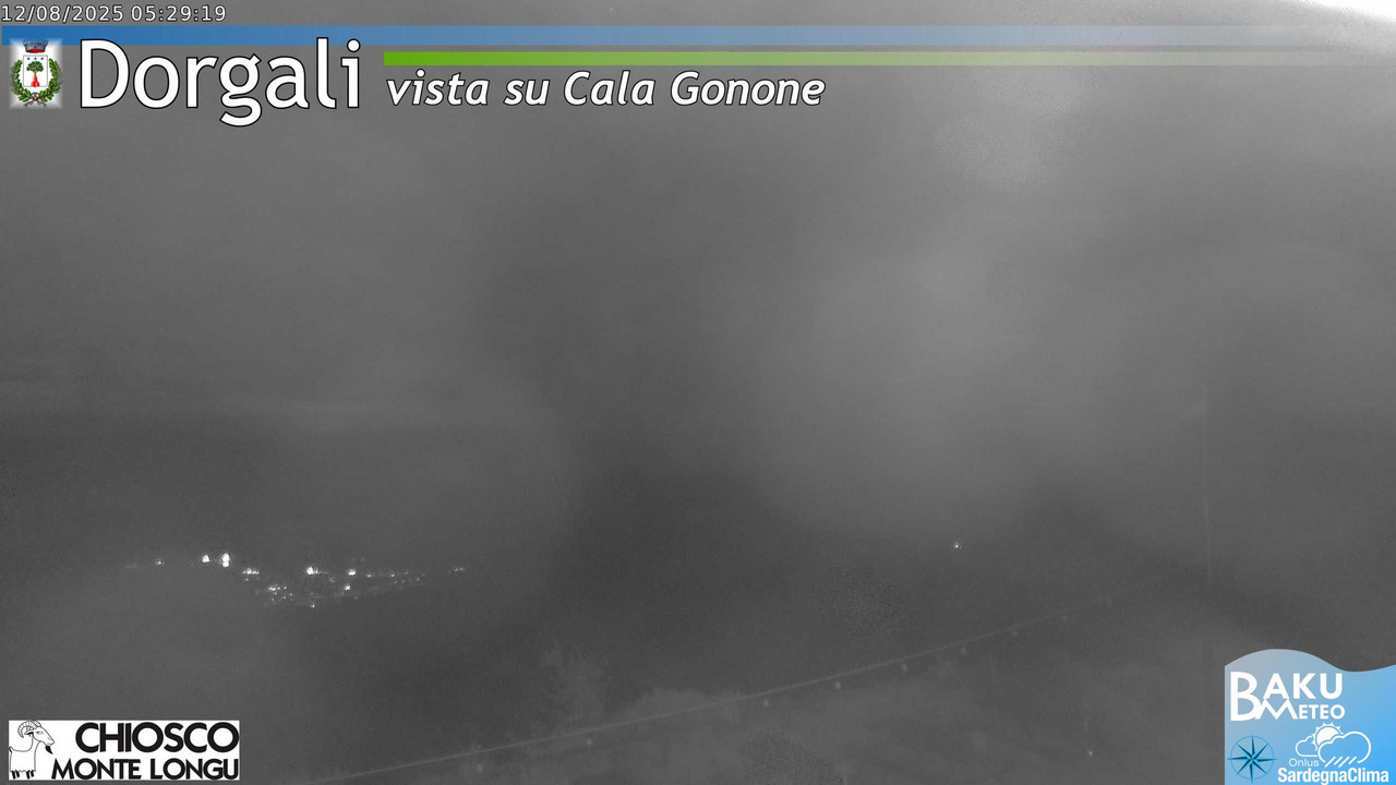 time-lapse frame, Monte Longu webcam