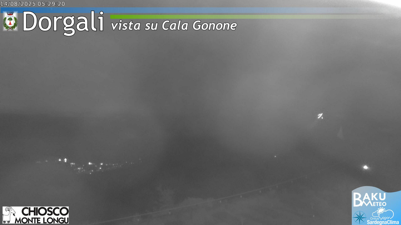time-lapse frame, Monte Longu webcam