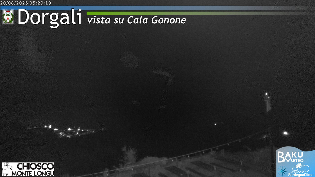 time-lapse frame, Monte Longu webcam