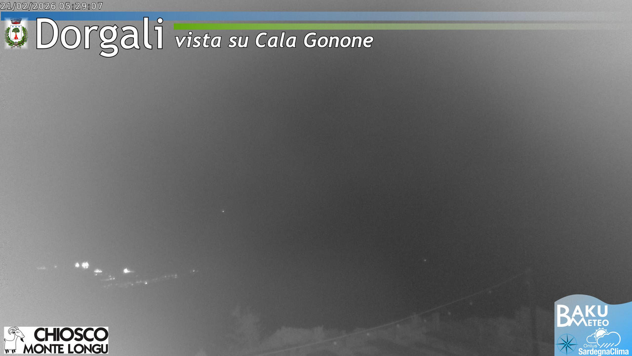 time-lapse frame, Monte Longu webcam
