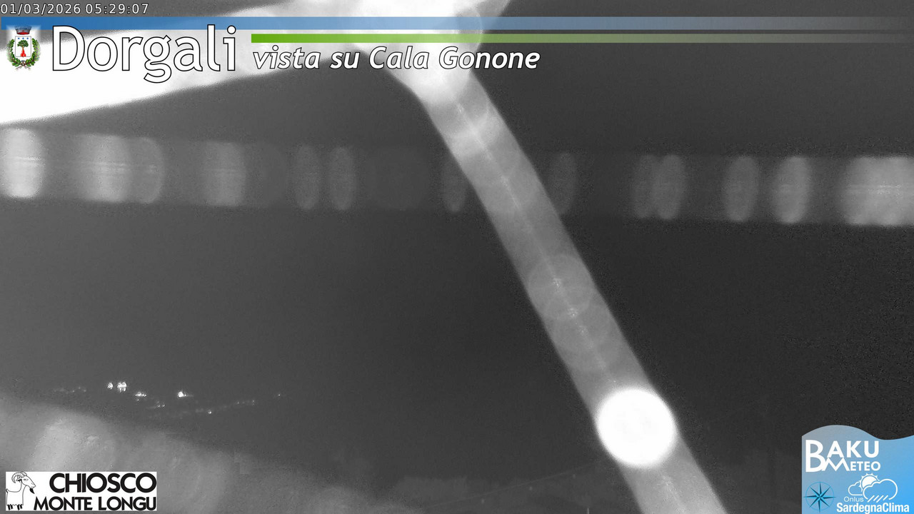 time-lapse frame, Monte Longu webcam