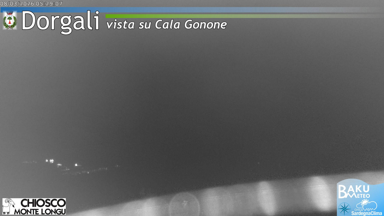 time-lapse frame, Monte Longu webcam