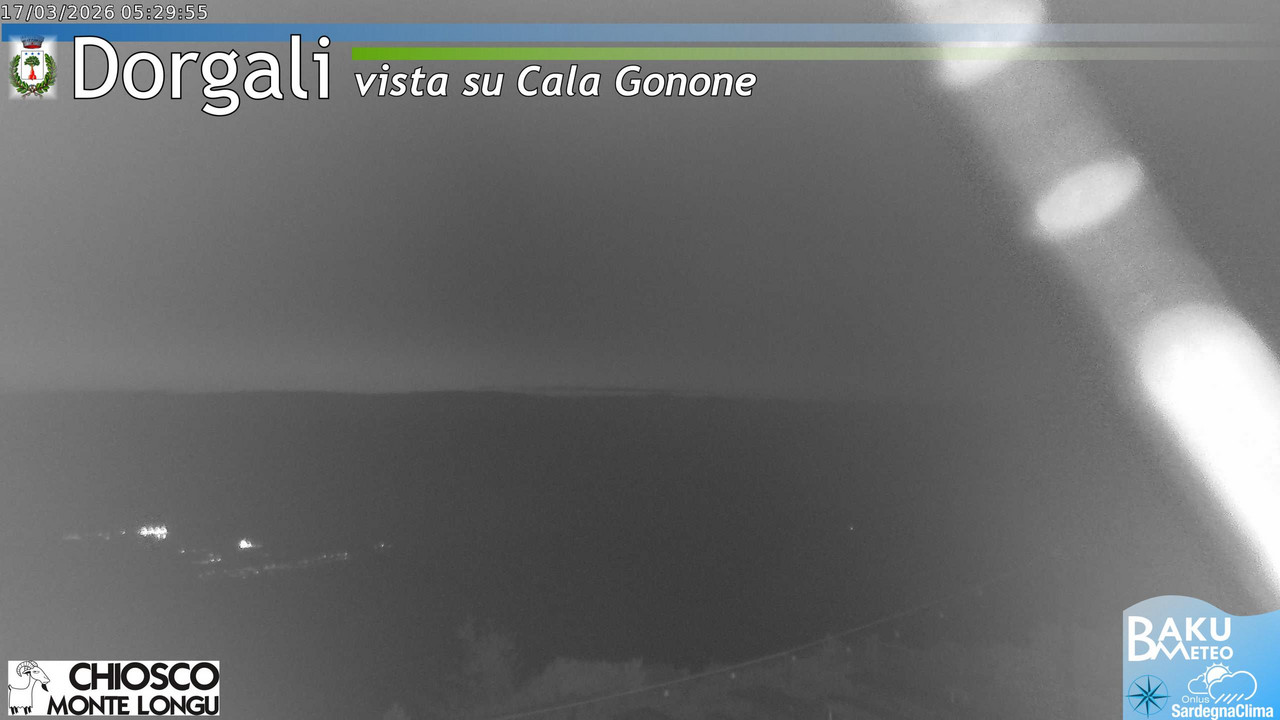 time-lapse frame, Monte Longu webcam