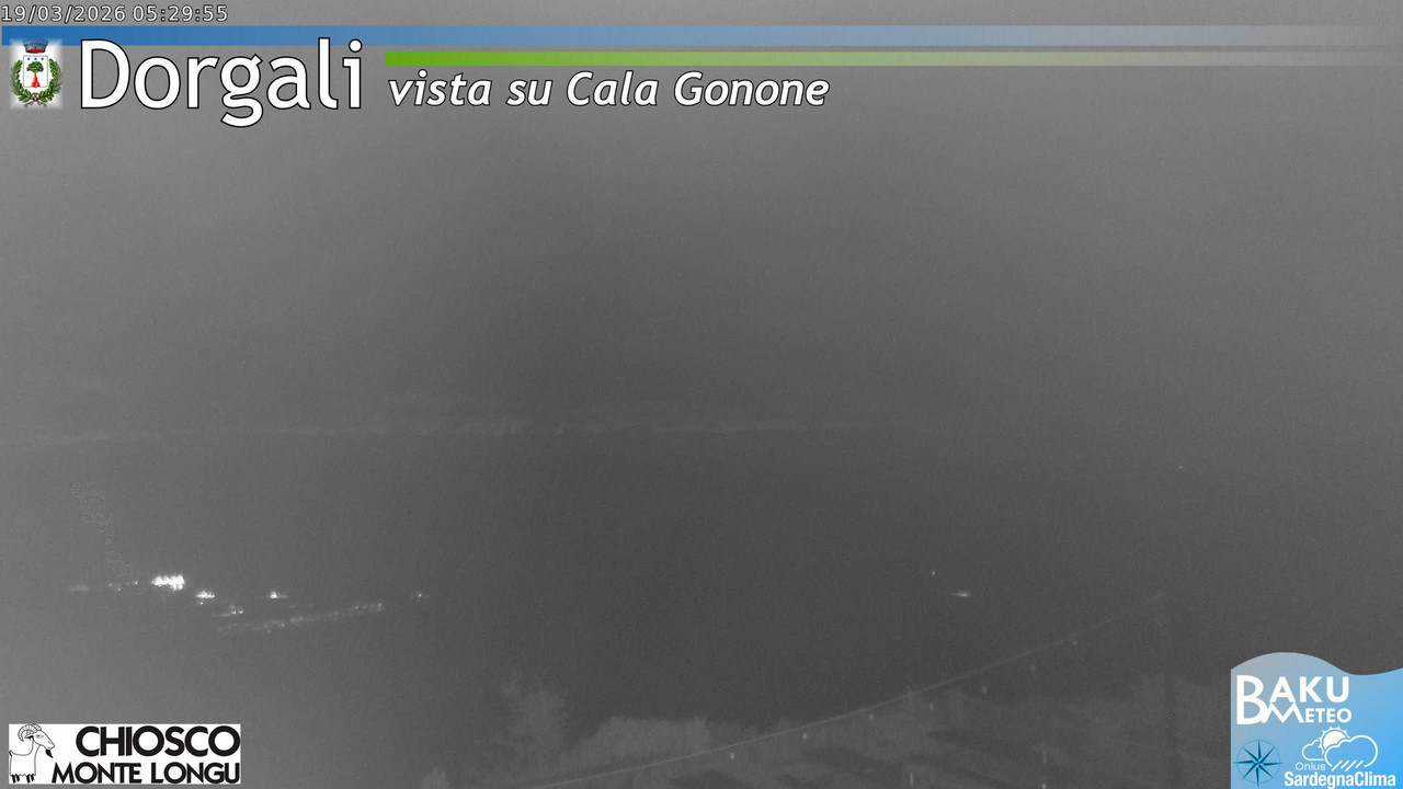 time-lapse frame, Monte Longu webcam