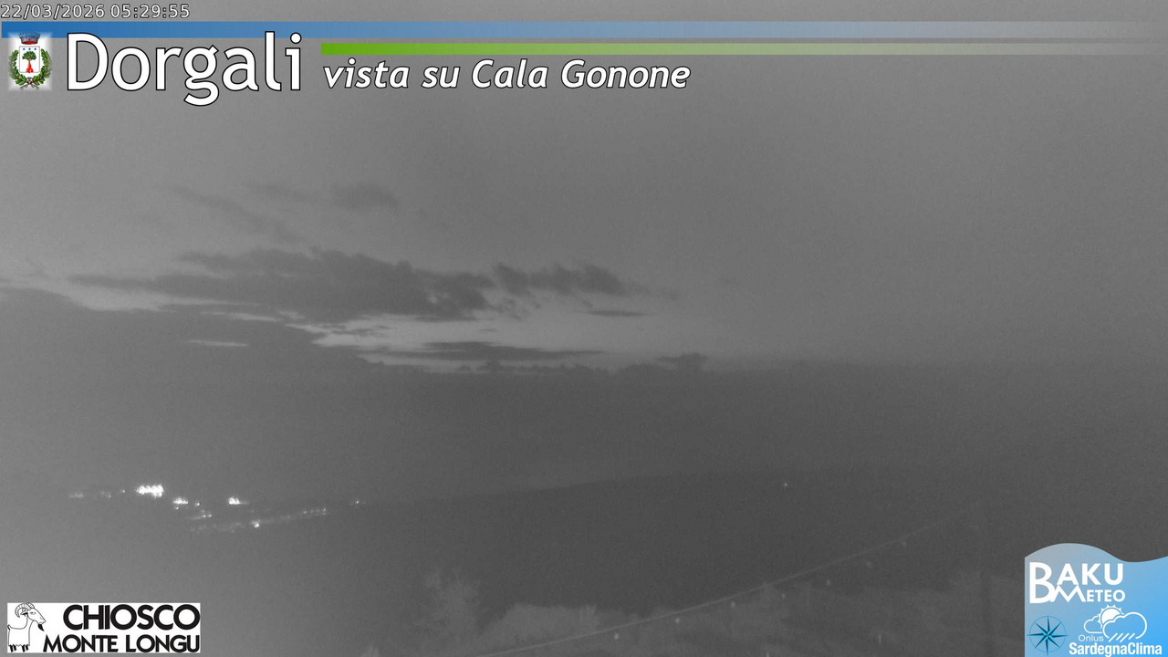 time-lapse frame, Monte Longu webcam