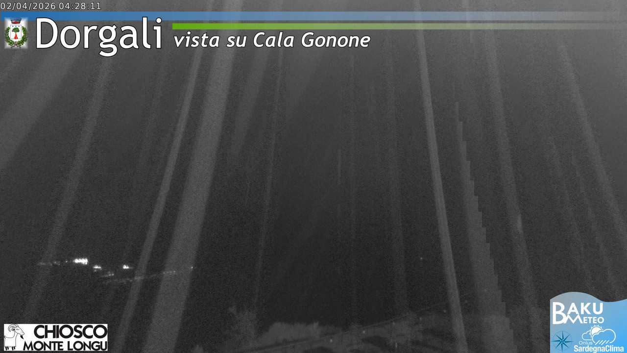time-lapse frame, Monte Longu webcam