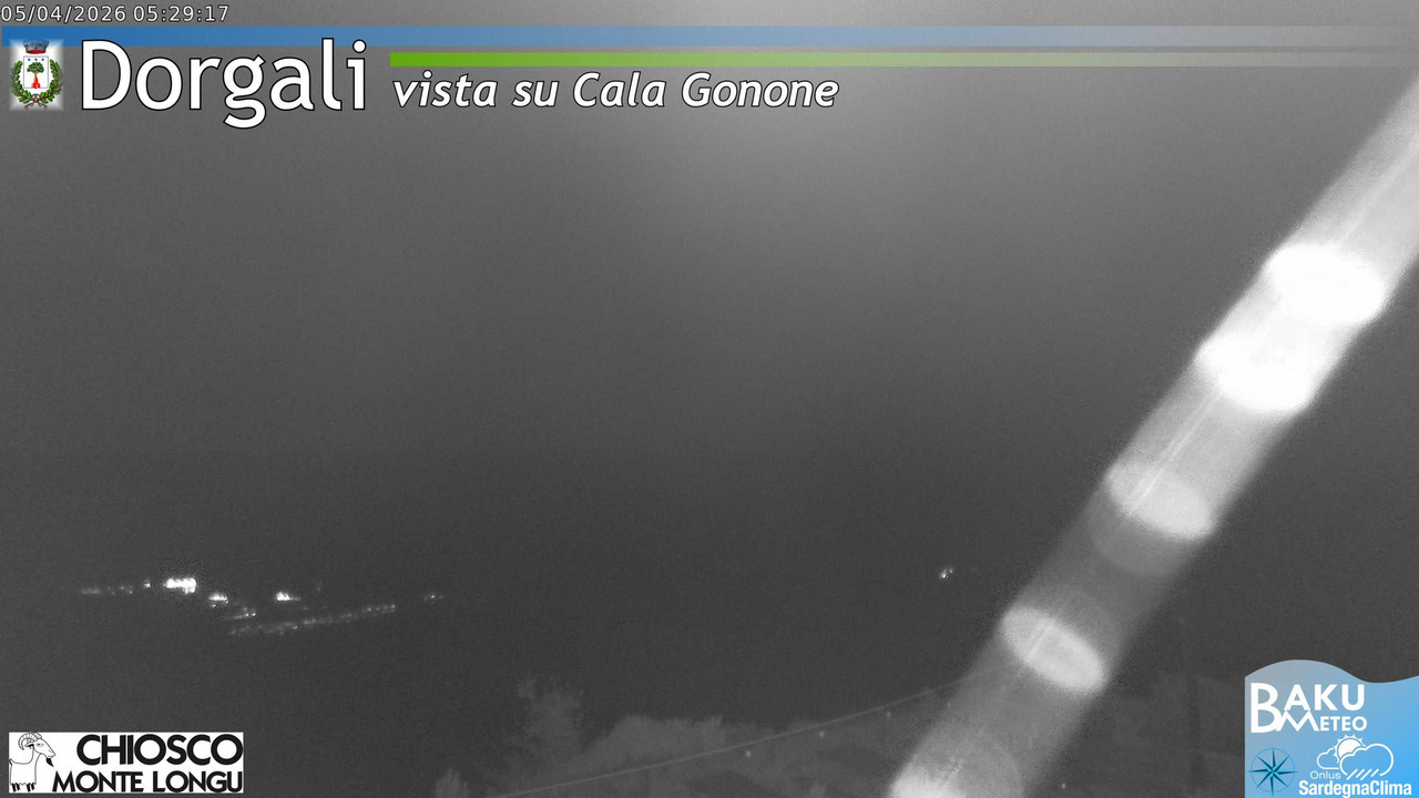 time-lapse frame, Monte Longu webcam