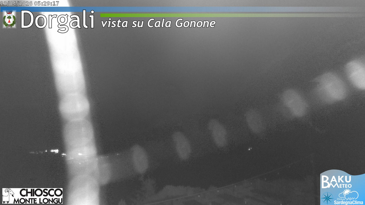 time-lapse frame, Monte Longu webcam