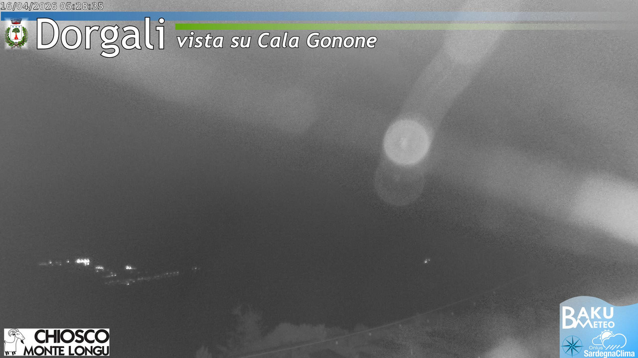 time-lapse frame, Monte Longu webcam