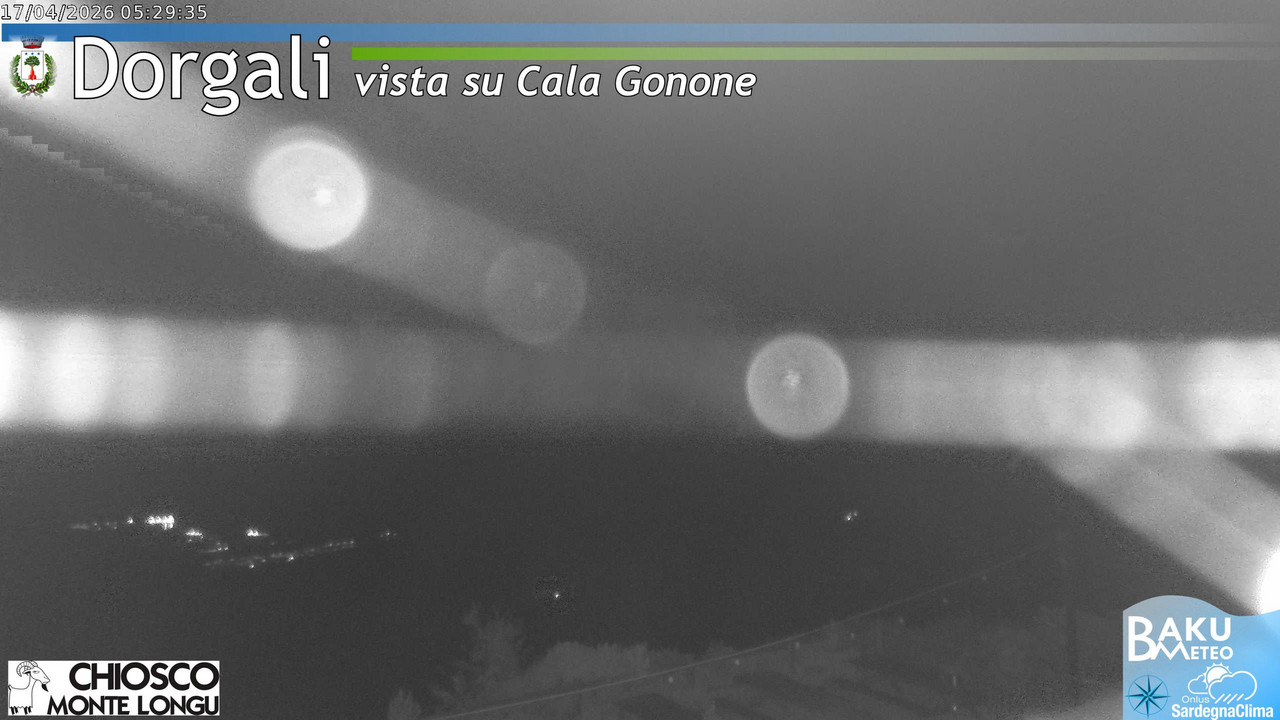 time-lapse frame, Monte Longu webcam