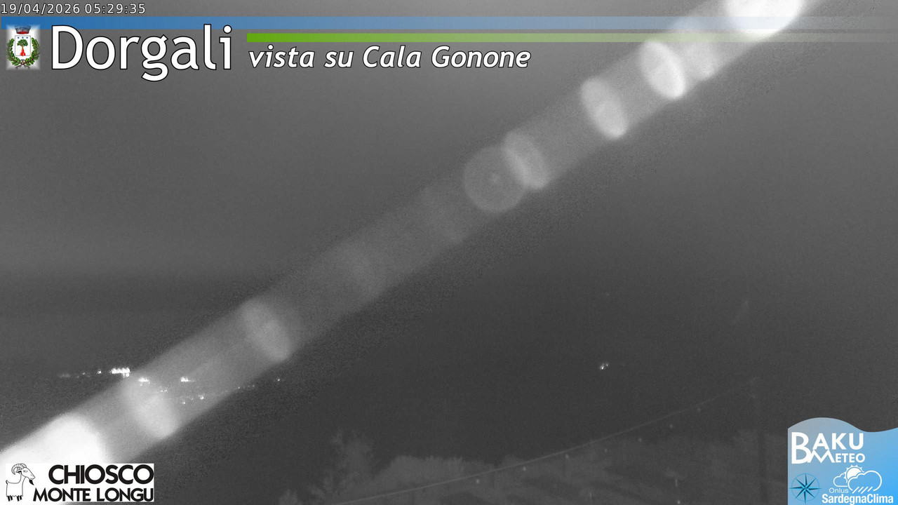 time-lapse frame, Monte Longu webcam