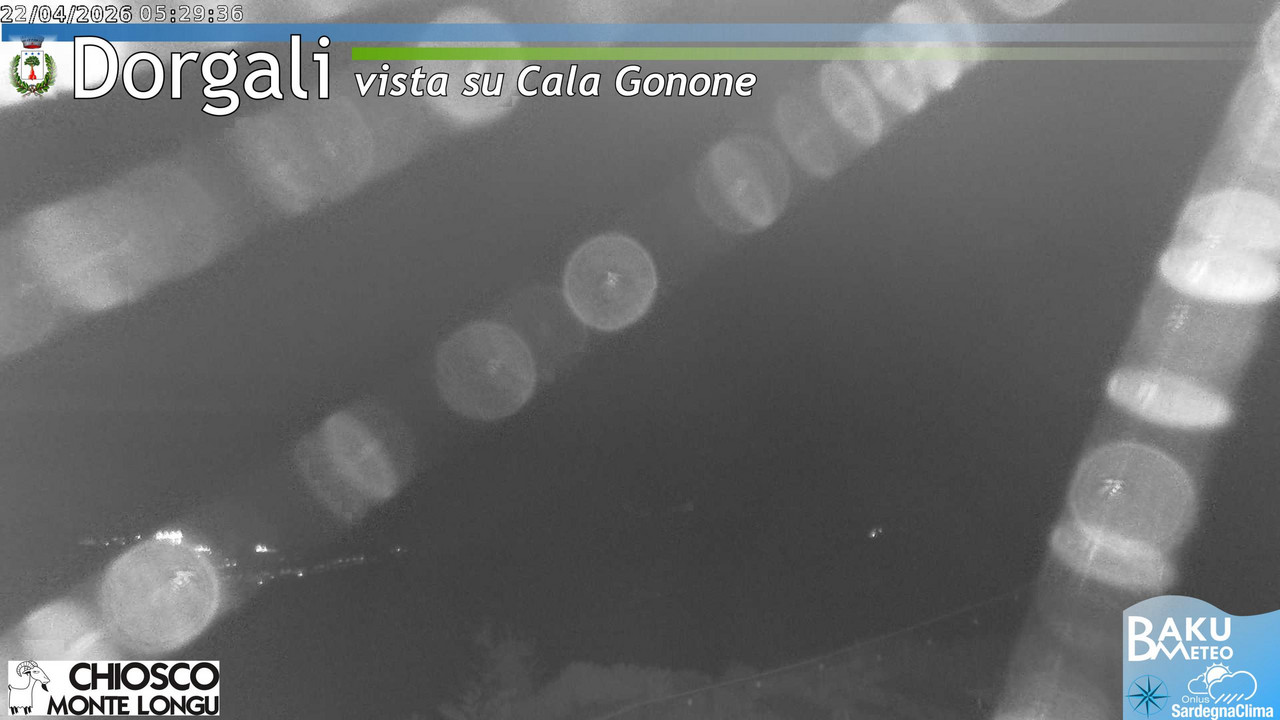 time-lapse frame, Monte Longu webcam