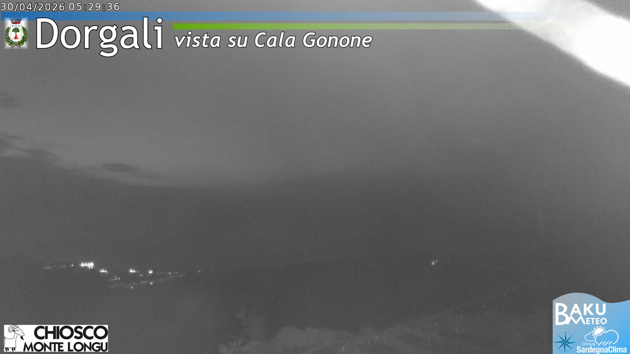 time-lapse frame, Monte Longu webcam