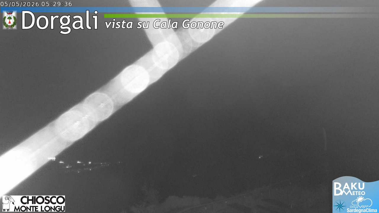 time-lapse frame, Monte Longu webcam